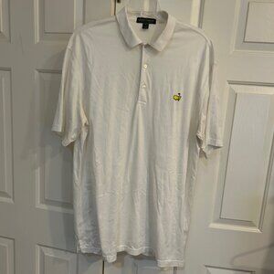 Master's White Golf Polo Shirt XL 100% Pima